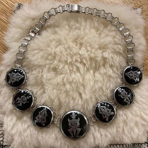 Vintage | Nielloware Thai Necklace.